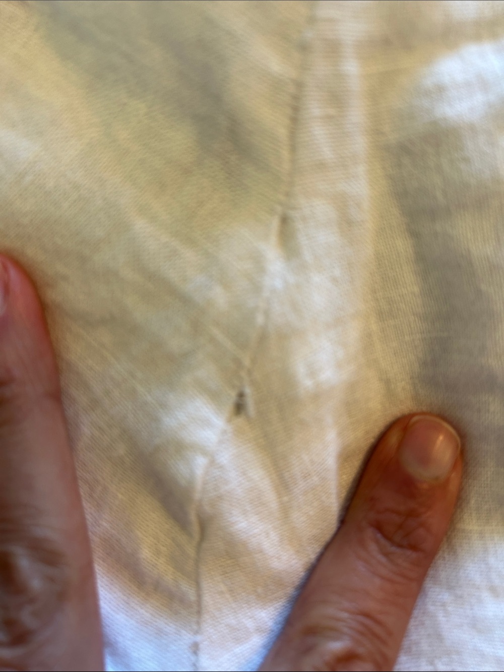 Women's White Linen Wide-Leg Pants - Picture 11 of 13